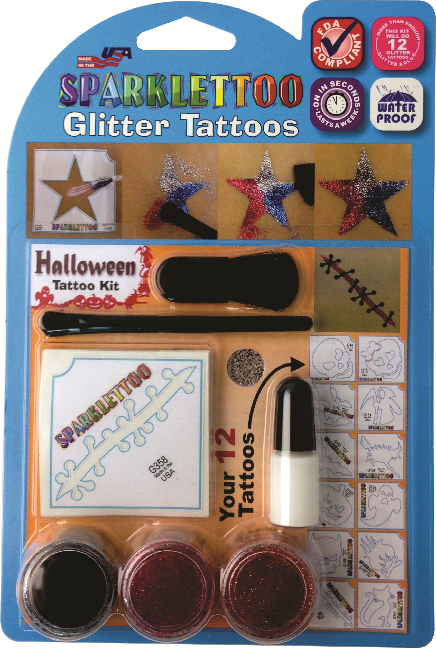 Halloween Glitter Kit 