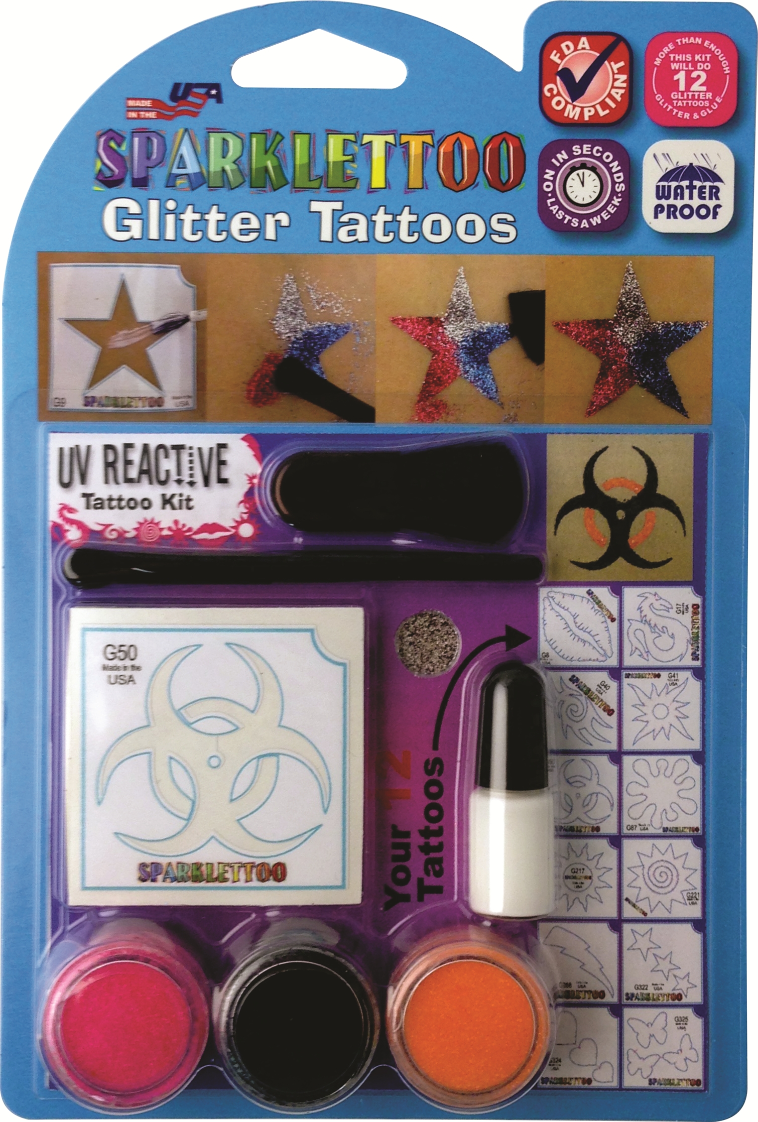 UV Reactive Glitter Kit 
