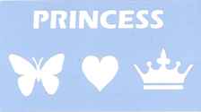 Princess Stencil-Mylar 
