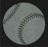 Baseball Foam Stamp 