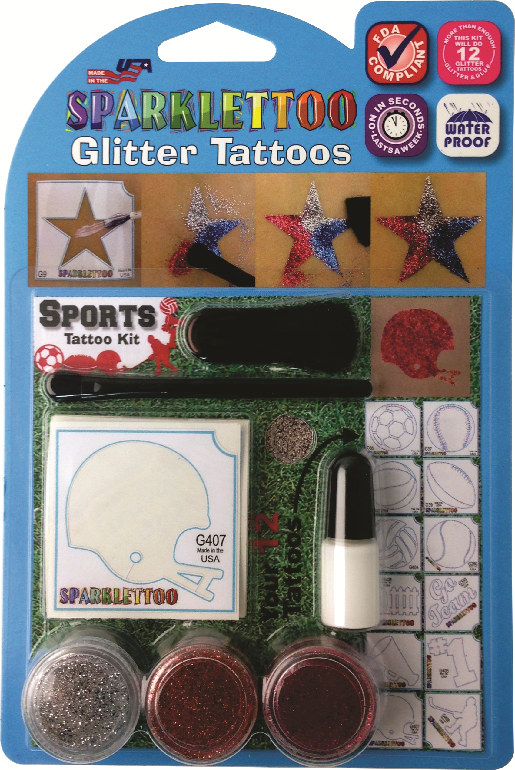 Sports Glitter Kit 