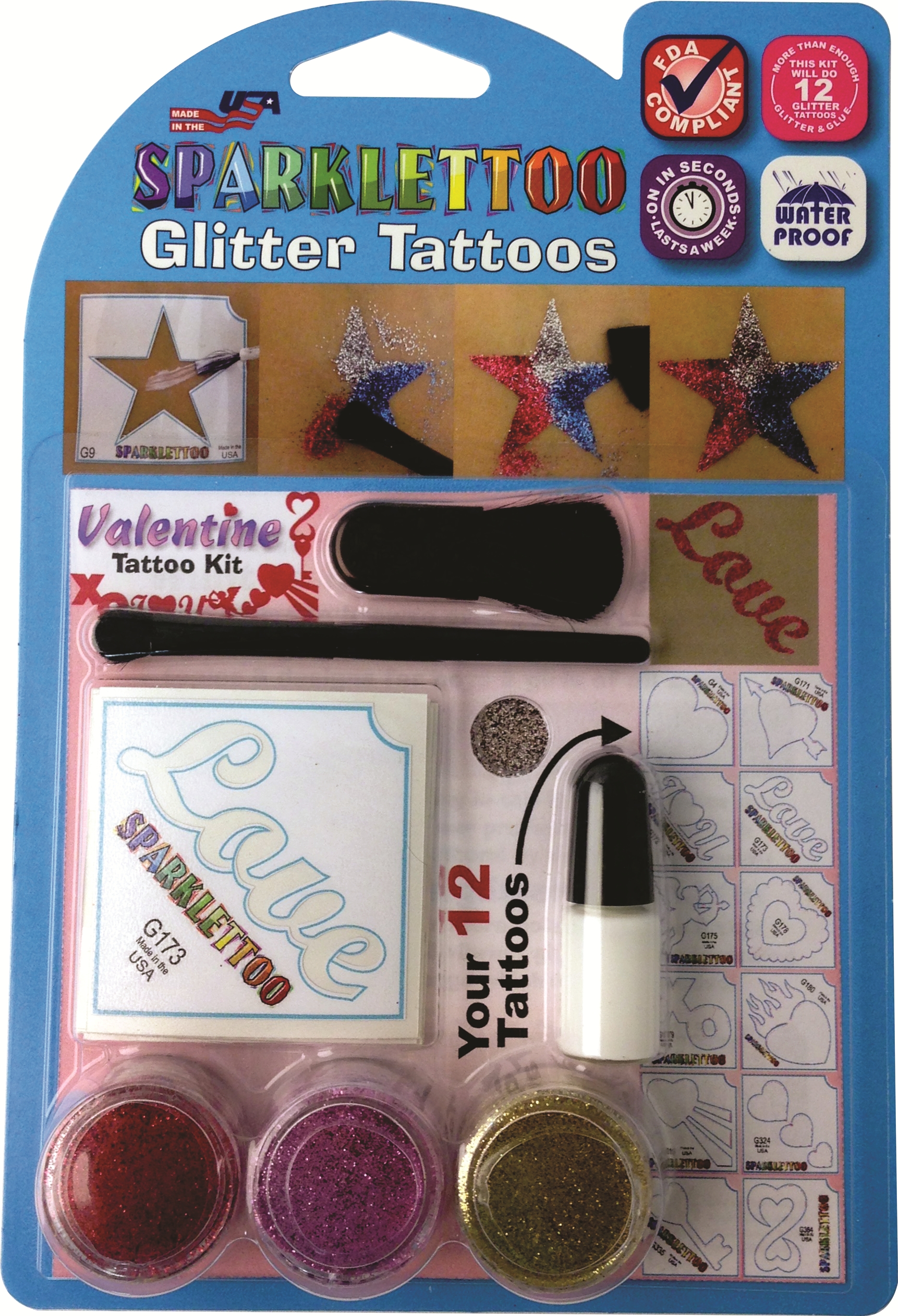 Valentine Glitter Kit 