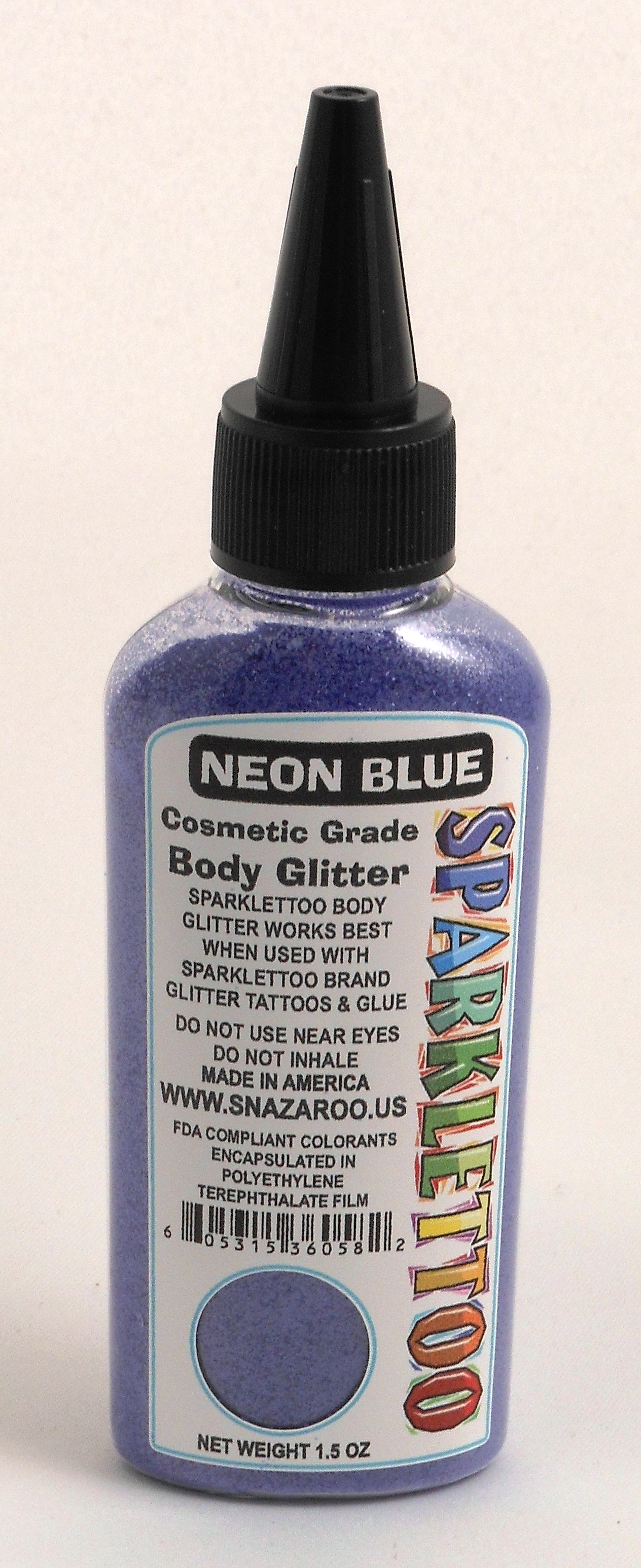 Glitter Neon Blue 