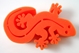 Gecko Brush Holder - Orange 